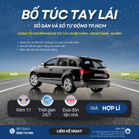 NHẬN BỔ TÚC TAY LÁI TẠI HCM